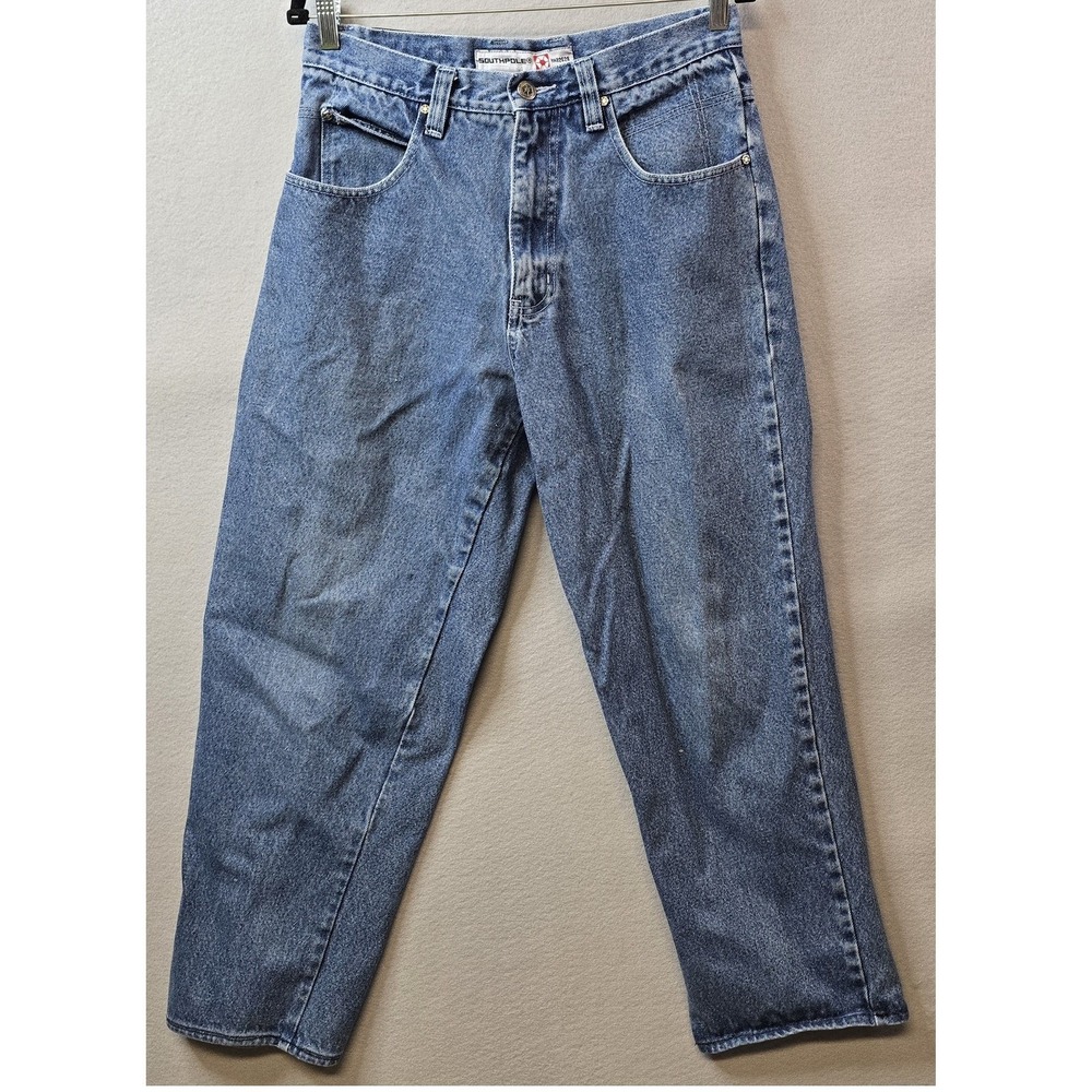Vintage Southpole Jeans Mens 32x33 Blue Denim Baggy‎ 90s Hip Hop Hong Kong Y2k